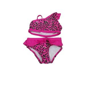 Children's Place pink cheetah print two piece‎ 3T